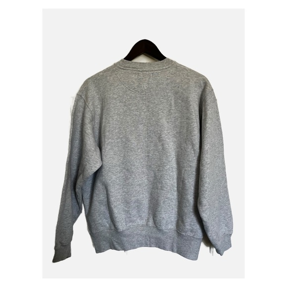 Anine Bing NWT Terry O’Neill Kate Moss Graphic Pullover Sweatshirt Gray Medium - Picture 4 of 11
